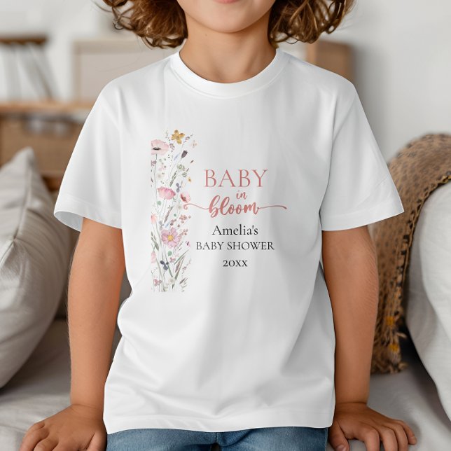Matchningsfamilj för Wildblomsterbabyskor T Shirt (Skapare uppladdad)