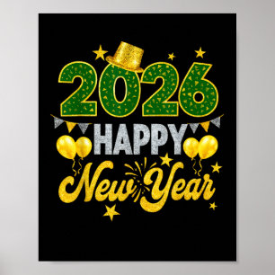 Matchningsfamiljen Gott nytt år 2026 Poster
