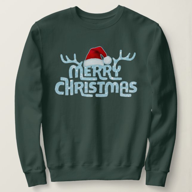 Matchningsgåva för god jul Modern Trendig-familjen T Shirt (Design framsida)