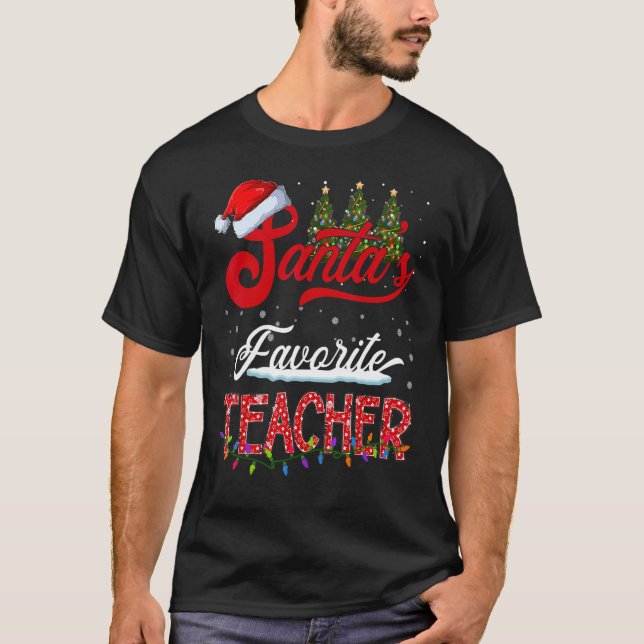 Matchningsgrupp Chr för favoritlärarfamiljen i San T Shirt (Framsida)