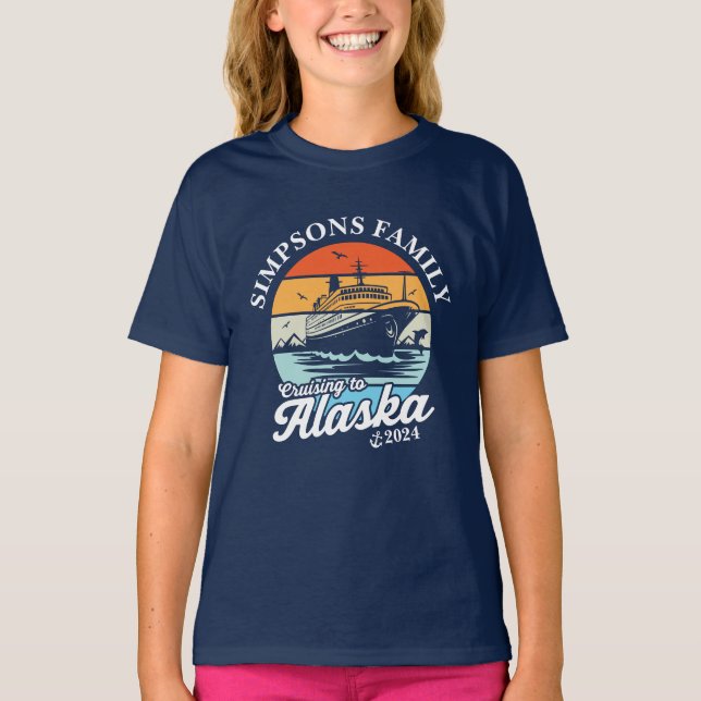 Matchningsgrupp för Alaska Anpassningsbar T Shirt (Framsida)