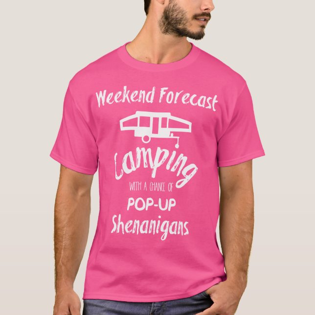 Matchningsgrupp för prognostiserad Helg-popup-kame T Shirt (Framsida)