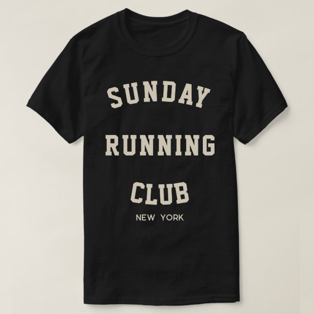 Matchningsgrupp för Söndag Running klubb T Shirt (Design framsida)