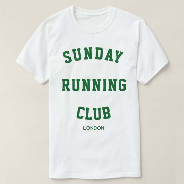 Matchningsgrupp för Söndag Running klubb T Shirt (Design framsida)