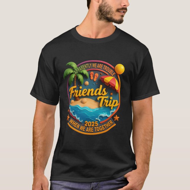 Matchningsgrupp för vännerna Resa sommar Beach Vac T Shirt (Framsida)