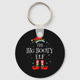 Matchningsgruppen Big Booty Elf-julfamiljen Nyckelring