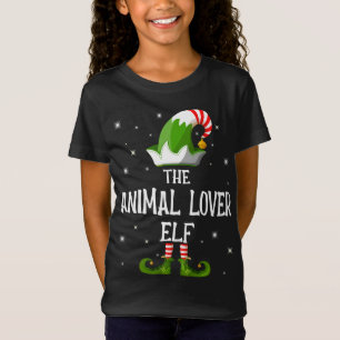 Matchningsgruppen Christm för djurfamiljen Lover E T Shirt