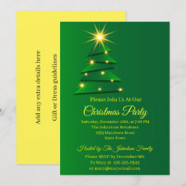 Matchningsinställning Grönt Träd Ändra Namn-textju Inbjudningar