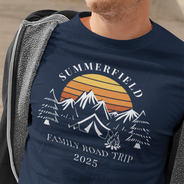 Matchningskampanj för matchning av Resa i anpassni T Shirt (Family Camping Vacation Matching T-Shirt for Dad)