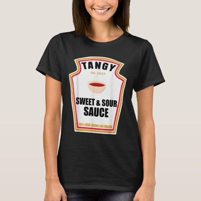 Matchningskoder för tjock- och surt sås i Älskare T Shirt (Framsida)
