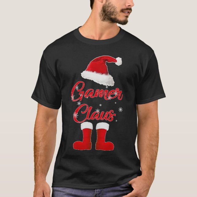 Matchningsmatchning mellan gamer-tomchristmas-fami t shirt (Framsida)