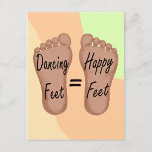 Matchningsmatet är Lycklig Feet Vykort