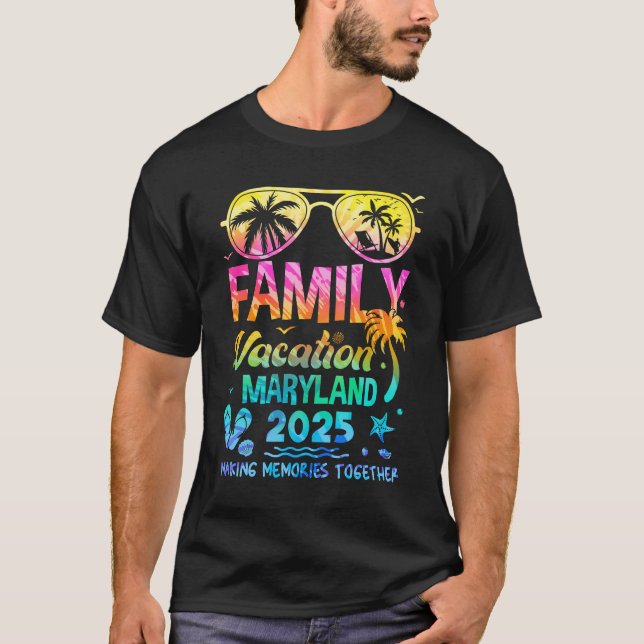 Matchningsminnen för familjen Vacation 2025 Maryla T Shirt (Framsida)