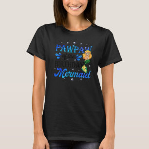 Matchningspaket för födelsedagsfamiljen i Sjöjungf T Shirt