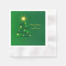 Matchningsset Grönt Träd Byt Namn-skikt Pappersservett