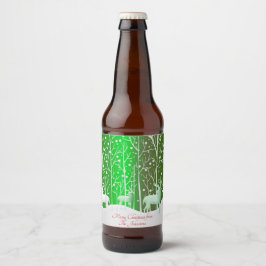 Matchningsset White Renor Edit Namn Grönt Ölflaska Etikett