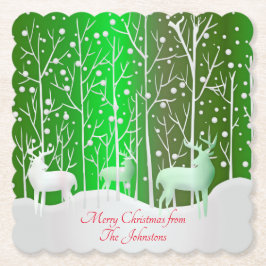 Matchningsset White Renor Edit Namn Grönt Underlägg Papper