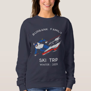 Matchningsteam för Family Reunion Ski Resa T Shirt