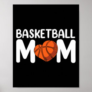 Matchningsteamet Mor Momm för Basketball Mamma Coa Poster