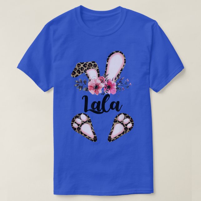 Matchningsutrustning för familjen Påsk Lala Bunny  T Shirt (Design framsida)