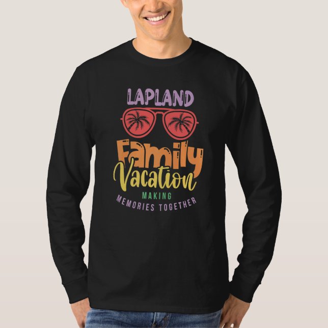 Matchningsutrustning för familjen Vacation i Lapla T Shirt (Framsida)