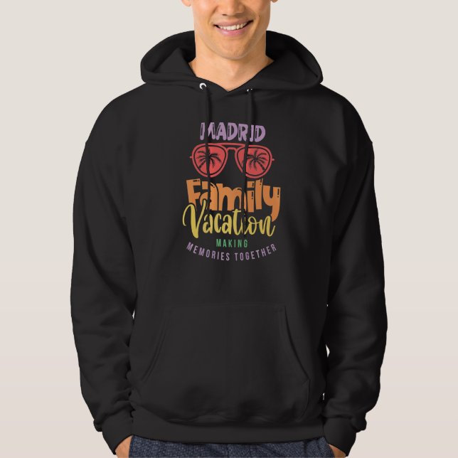 Matchningsutrustning för matchning av Vacation i M Hoodie (Framsida)