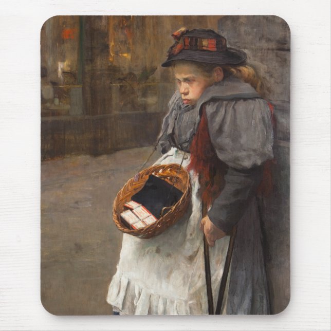 Matchstick Girl Poor Street Urchin Urban Fattigdom Musmatta (Framsidan)