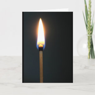 Matchstick med Flammet.. så tänder du mitt liv Kort