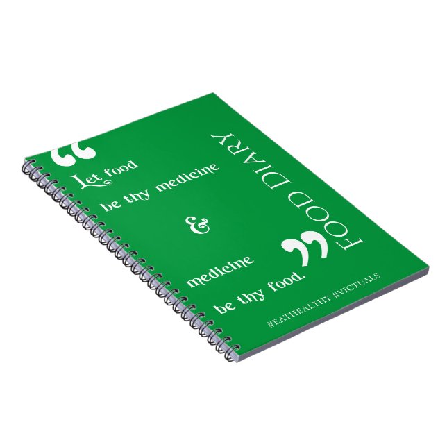 Matdagbok (#Victuals) Anteckningsbok (Högra Sidan)