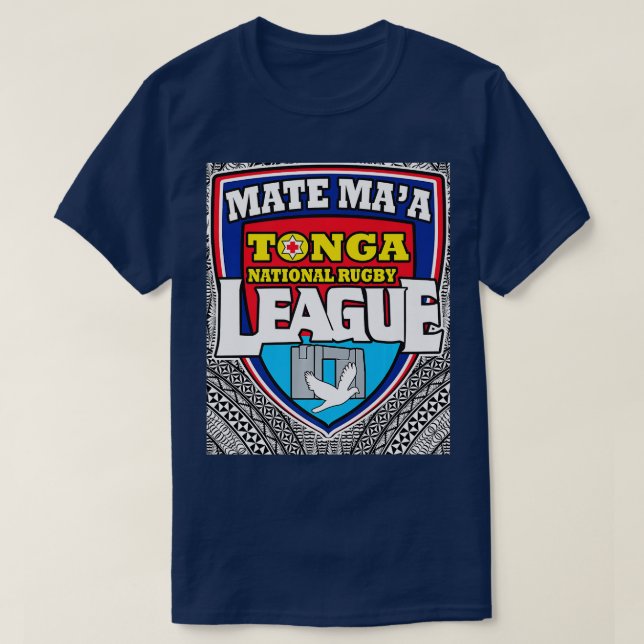 Mate Maa onga Ikale ahi Rugby league ongan Desi T Shirt (Design framsida)