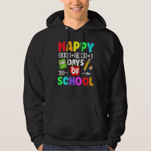 Matematik 100 dagar för skollärare hoodie