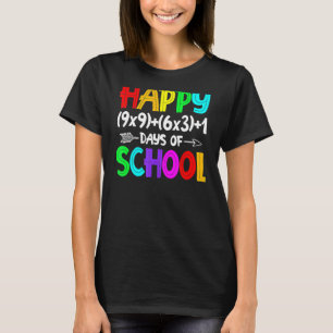 Matematik 100 dagar för skollärare t shirt