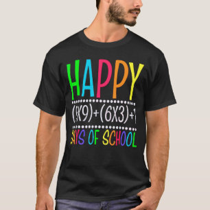 Matematik 100 dagar för skollärare t shirt