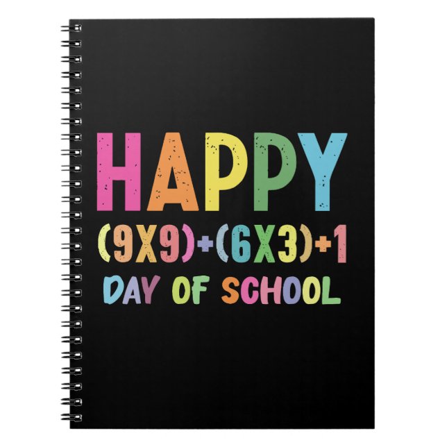 Matematik 100 dagars skollärartid anteckningsbok (Framsidan)