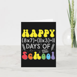 Matematik 100 dagars skollärartid kort