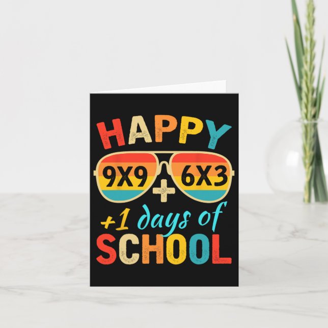 Matematik 100 dagars skollärartid kort (Framsida)