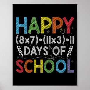 Matematik 100 dagars skollärartid poster