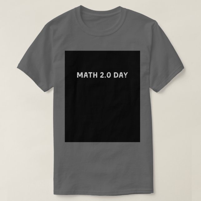 Matematik 20 dagar t shirt (Design framsida)
