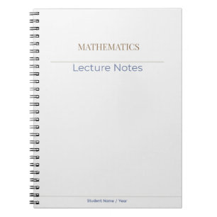 Matematik anteckningsbok – Minimal akademisk utgåv