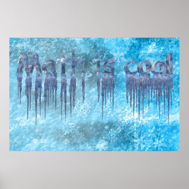 Matematik är coola poster (Framsidan)