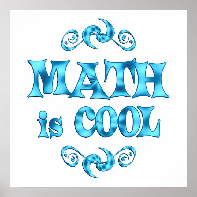 Matematik är Coola Poster (Framsidan)