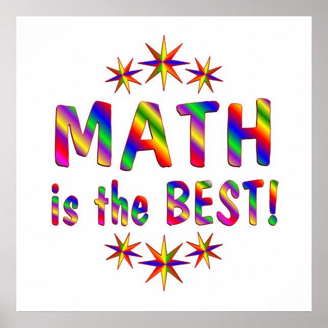 Matematik är den bästa poster (Framsidan)