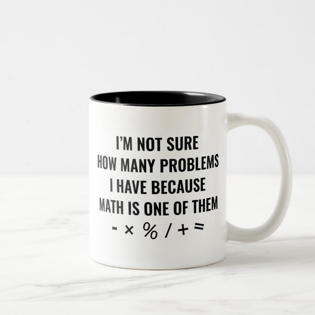 Matematik är en av dem Två-Tonad mugg (Höger)