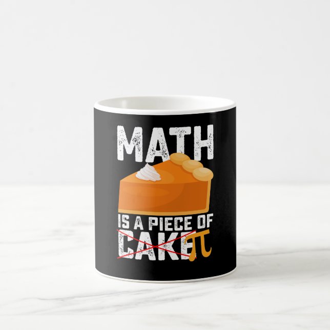 Matematik är en bit av tårta Pi-dagen rolig Kaffemugg (Center)