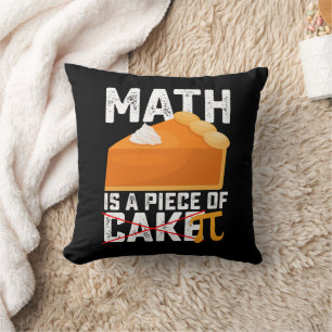 Matematik är en bit av tårta Pi-dagen rolig Kudde