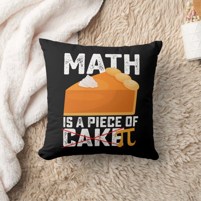 Matematik är en bit av tårta Pi-dagen rolig Kudde (Filt)