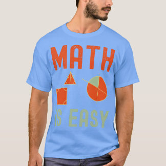 matematik är enkel geometri 3 t shirt