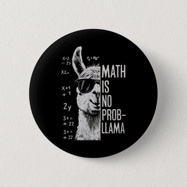 Matematik är inget Prob-llama Rollig Lama Man Kvin Knapp (Framsida)