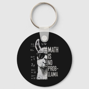 Matematik är inget Prob-llama Rollig Lama Man Kvin Nyckelring