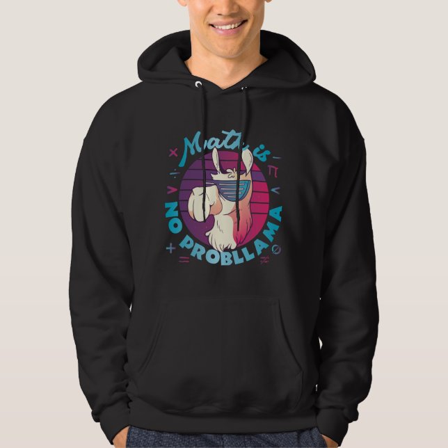 Matematik är inget ProbLlama Hoodie (Framsida)